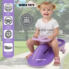 BABY - Correpasillo Twist Car «RODDOS» Purple & Pink
