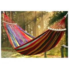 CUTE - HAMACA COLGANTE CON FUNDA PORTÁTIL MULTICOLOR