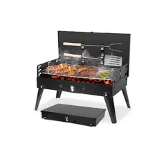 OTTOWARE - Parrilla de carbón Plegable portátil