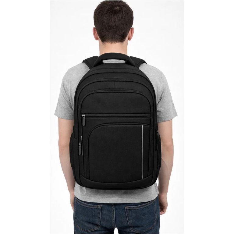 Mochila Porta Laptop Grande Negro Premium