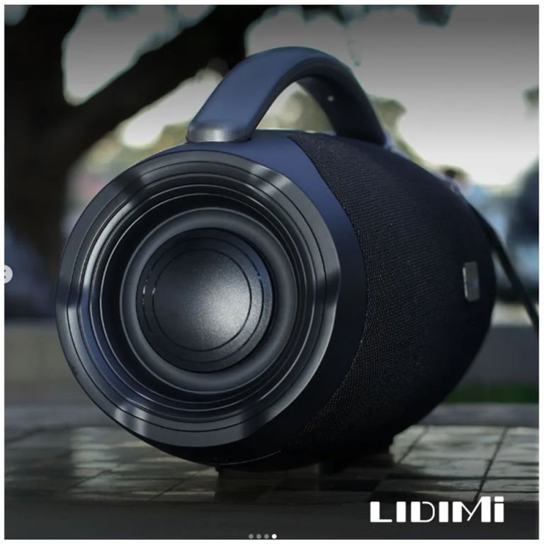 Parlante Portátil LD-S641 X-Bass Bluetooth 5.0 2 Altavoces Negro