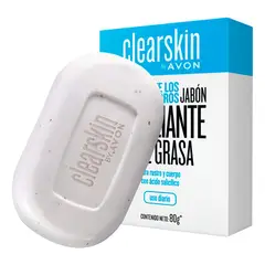 AVON - Jabón Exfoliante En Barra Para Piel Grasa Clearskin