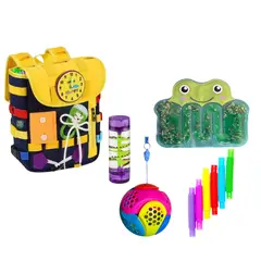 GENERICO - Kit Sensorial Mochila AVD para niños con autismo TDAH