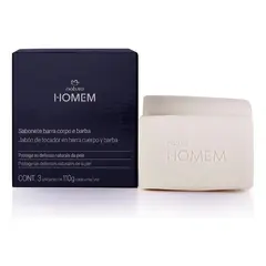 Natura - Homem Jabones En Barra Refrescantes Caja Con 3 Und X 110g
