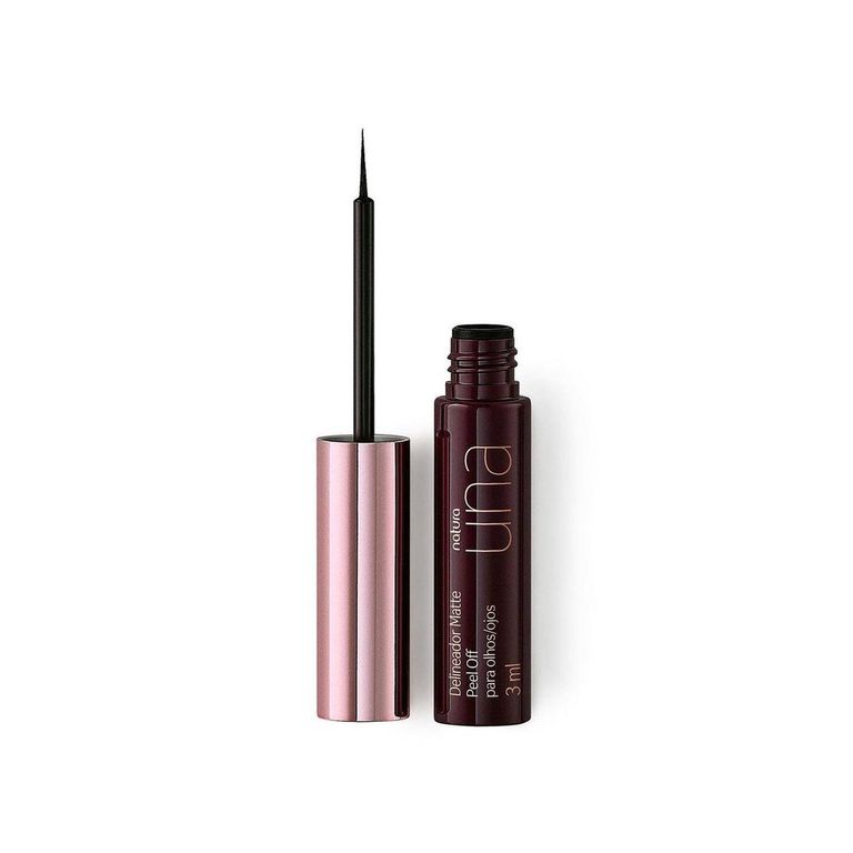 Delineador líquido peel off NEGRO Una