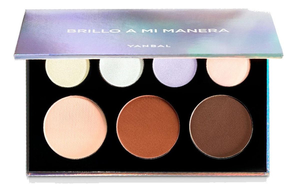Paleta De Sombras Multifuncional Brillo A Mi Manera Chocolate