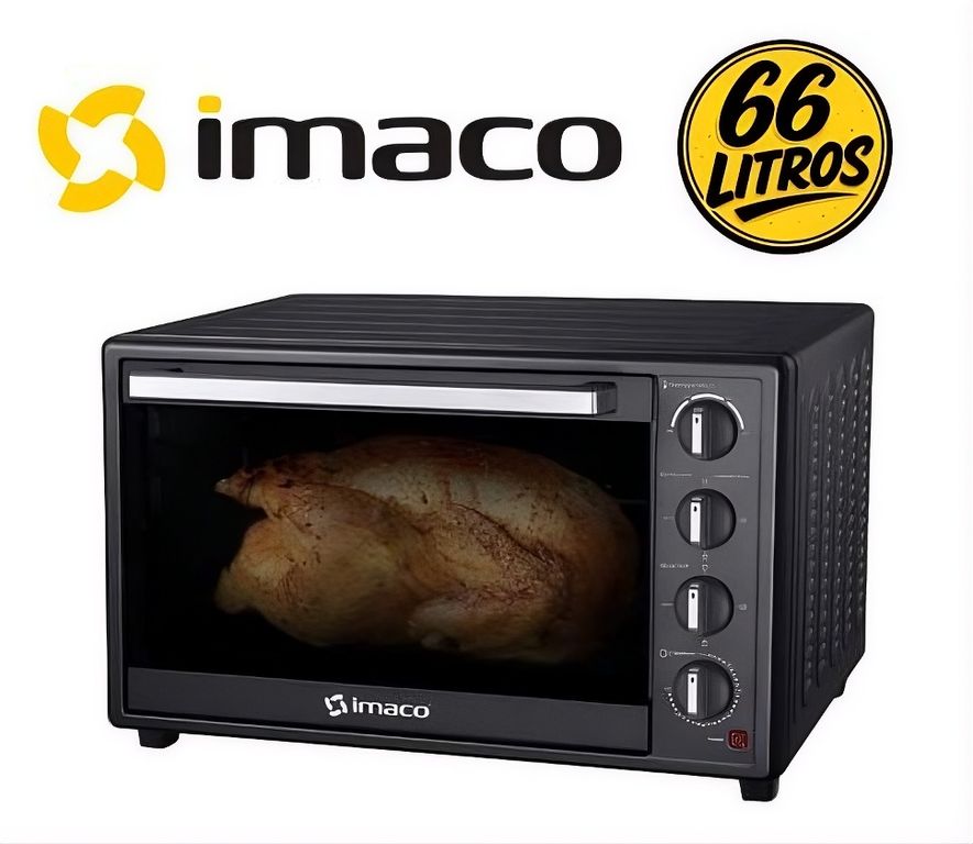 Horno eléctrico 66 litros C/rosticero HEB60R
