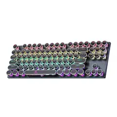 SUPER - Teclado Inalámbrico RGB Recargable + USB Receptor