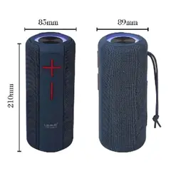 LIDIMI - LD-S5581FM-BT Parlante Bluetooth 16W Portátil con Luces RGB Radio FM e Impermeable IPX6