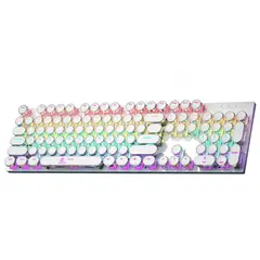 SUPER - Teclado Inalámbrico RGB Recargable + USB Receptor