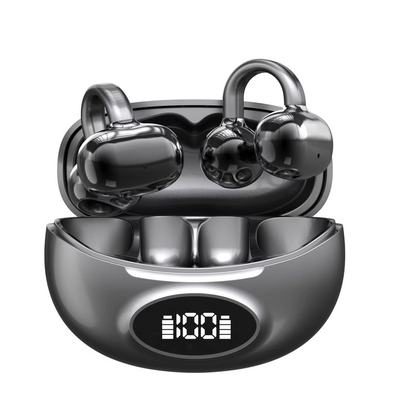 DOQAUS - Audífonos Deportivos W19 Open-Ear BT 5.4 con Gancho