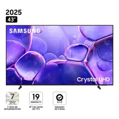 SAMSUNG - TELEVISOR SMART TV 43 4K CRYSTAL ULTRA HD UN43U8000FGXPE