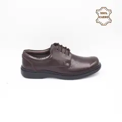 FAR WEST - Zapatos Escolares - Colegio Pasadores Niño Classic-2601 Cuero Marrón