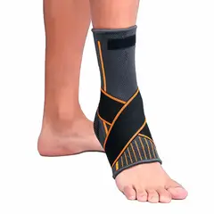 GENERICO - Tobillera de Compresión con Banda de Ajuste Talla M