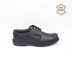 FAR WEST - Zapatos Escolares - Colegio Pasadores Niño Classic-2601 Cuero Negro