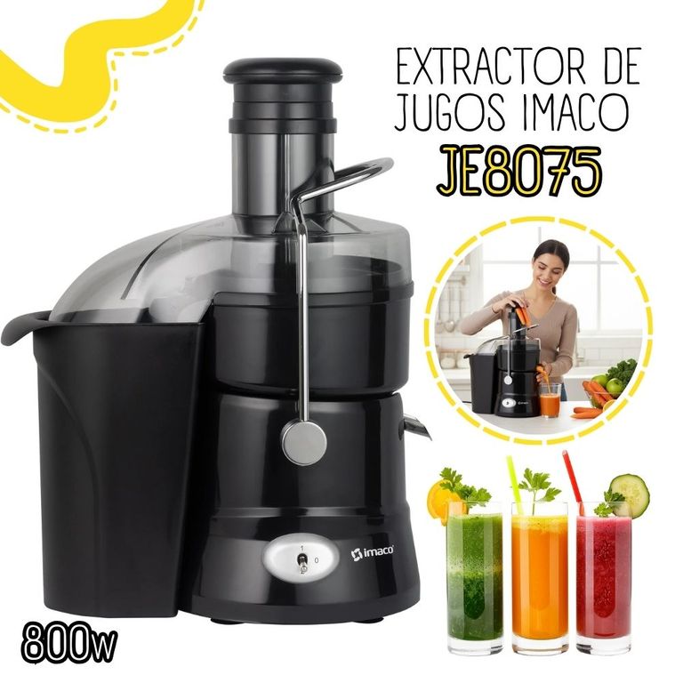 EXTRACTOR DE JUGOS 800W JE8075