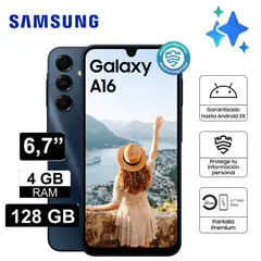 SAMSUNG - Galaxy A16 4G - 128GB 4GB - Negro
