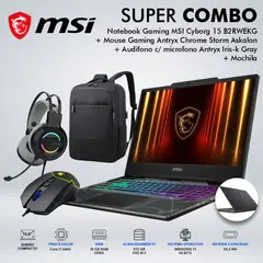 MSI - LAPTOP GAMING CYBORG 15 B2RWEKG INTEL CORE i7 240H MEMORIA 16GB DISCO 512GB