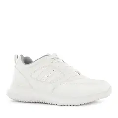 IMPULS - Zapatilla Escolar Cuero Unisex Blanco Delta07