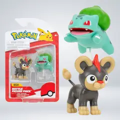 POKEMON - FIGURAS BATTLE PACK - LITLEO Y BULBASAUR