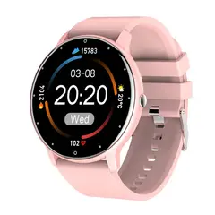 AMBOS - Reloj Inteligente Smartwatch ZL02 Redondo Recibe Llamadas Bluetooth Pulsera Fitness Hombre Mujer