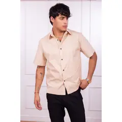 DM DEXMEN - Camisa Dexmen Boxy fit Beige