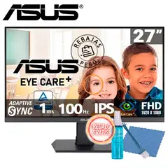ASUS - Monitor Gamer VA27EHF 27″ FHD IPS 100Hz Eye Care+