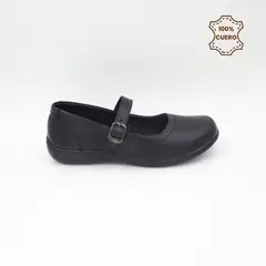 FAR WEST - Zapatos Escolares - Colegio Niña Abigail Cuero Negro