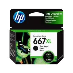 HP - CARTUCHO DE TINTA 667XL 3YM81AL BLACK DJ 2775 4175