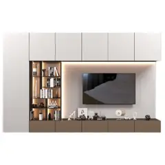 GENERICO - Centro de Entretenimiento Viem - Blanco y Marrón