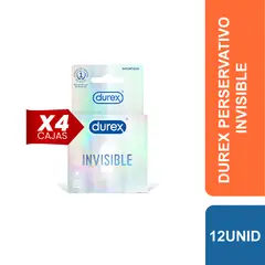 DUREX - Preservativos Invisible Pack de 12 Condones