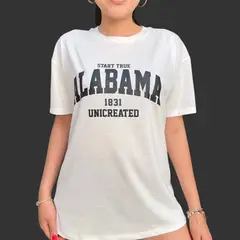 ENGELL - Polo Oversize Alabama Blanco