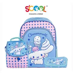 GENERICO - MOCHILA ESCOLAR SCOOL CONEJITA CELESTE