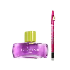 CYZONE - Perfume De Mujer Girlink, 50 ml + Delineador Glitter Negro