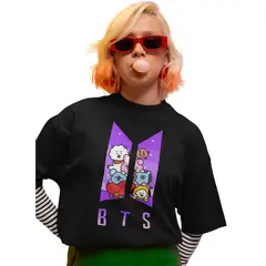 GENERICO - POLO OVERSIZE DE BTS - ECLIPSE