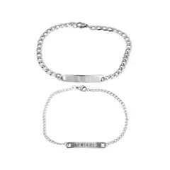 CLEO JOYAS & ACCESORIOS - Set de Pulseras con Grabado