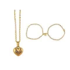 CLEO JOYAS & ACCESORIOS - Set x3 Corazón Imantado Acero