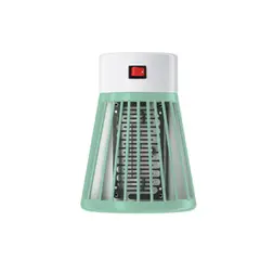 GENERICO - MINI LAMPARA ELECTRICA MATA MOSQUITOS -VERDE AGUA