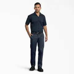 DICKIES - PANTALON DE TRABAJO PARA HOMBRE CON BOLSILLOS COLOR AZUL MARINO OSCURO