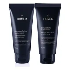 Natura - Kit Homem Crema De Afeitar Con Post Afeitado