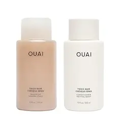 OUAI - Set Shampoo y Acondicionador Cabello Grueso