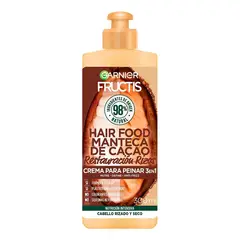 GARNIER - Crema Para Peinar Fructis Hair Food Cacao 300ml