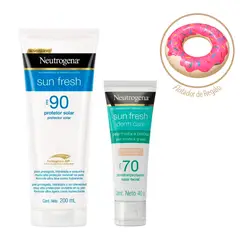 NEUTROGENA - Bloqueadores Sun Fresh Rostro Fps 70 + Cuerpo Fps 90