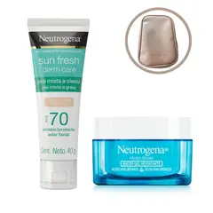 NEUTROGENA - Bloqueador Sun Fresh Fps 70 + Hidratante Facial Hydroboost