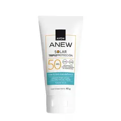 AVON - Anew Solar Triple Protección Loción Facial Mate Fps 50 40g