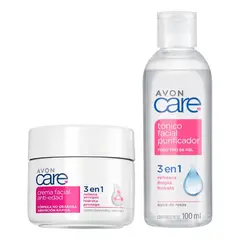 AVON - Kit X2 Care Antiedad Con Micelar Agua De Rosas 100ml