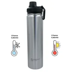 FACUSA - Termo Tomatodo de Acero Inoxidable 750ml Aqualina -
