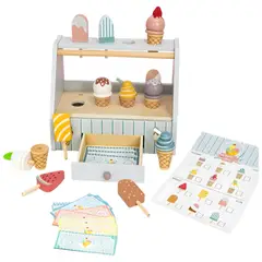 GENERICO - Juguete Didactico Pequeña Heladería de Madera