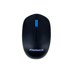 ADVANCE - Mouse inalámbrico ADV-1238S, USB, 3 botones, azul