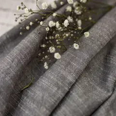 CLAUDIA RIVA HOME - Mantel Lino Charcoal 160x280 cms